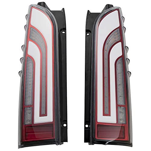 200系 ハイエース LED ファイバー テールレンズ レッド Amazon | INEX 新デザイン LED ファイバー シーケンシャル